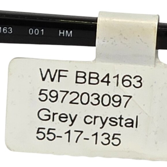 Bebe BB4163 Grey Crystal Eyeglass Frames 55-17-135 Women’s Rectangle Optical Gla - Picture 7 of 7